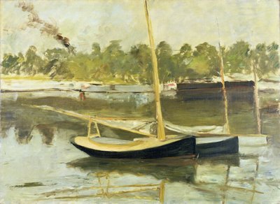 Studie av en båt vid Argenteuil av Édouard Manet