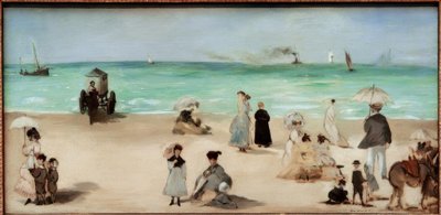 På stranden i Boulognesur-Mer av Édouard Manet