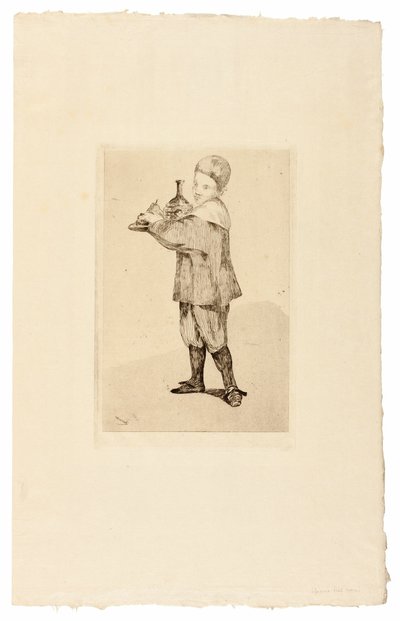トレイスウェーデン語を運ぶ少年 av Édouard Manet
