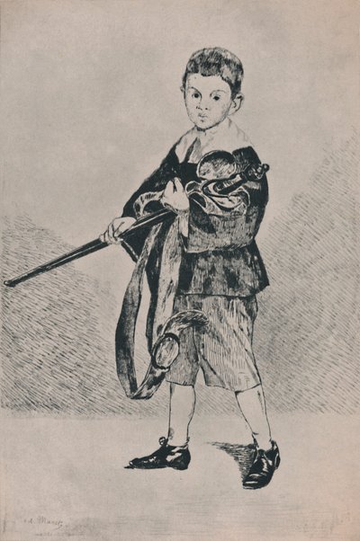 Pojken med svärdet, 1862, 1946 av Édouard Manet