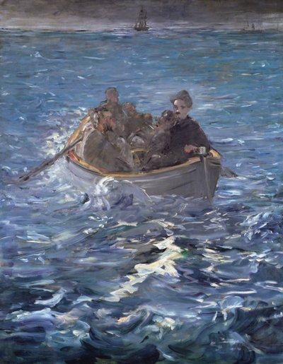 Henri de Rocheforts flykt (1831-1915) 1874 av Édouard Manet