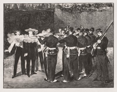 Avrättningen av kejsar Maximilian av Édouard Manet