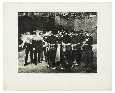 Avrättningen av Maximilian av Édouard Manet