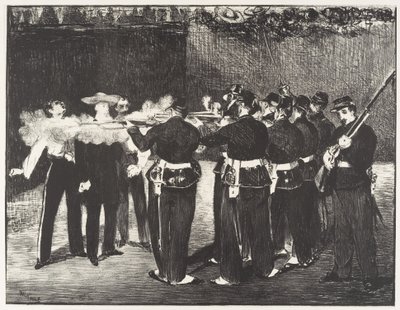 Maximilians avrättning av Édouard Manet