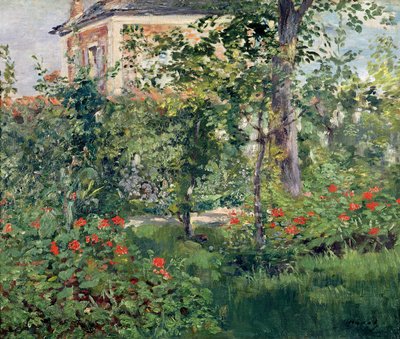 Trädgården vid Bellevue, 1880 av Édouard Manet