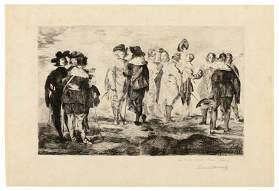 De små kavaljererna av Édouard Manet