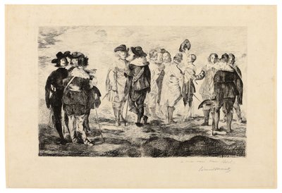 De små kavaljererna av Édouard Manet