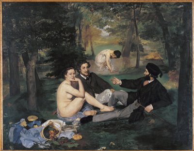 Lunchen på gräsmattan av Édouard Manet