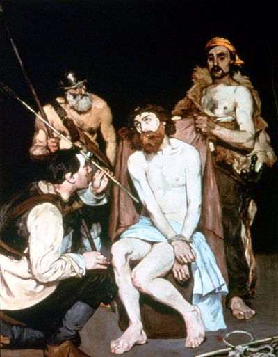 The mocking of Christ, 1885 av Édouard Manet