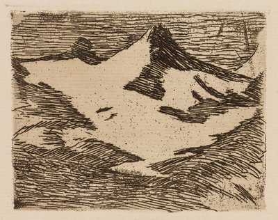 The Mountain, plansch 2 från Le Fleuve av Édouard Manet