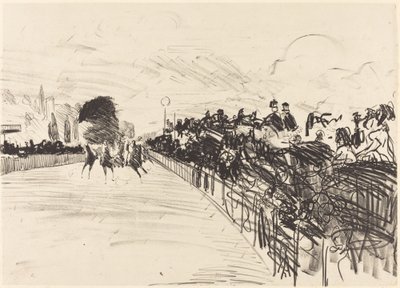 The Races (Les banor) av Édouard Manet