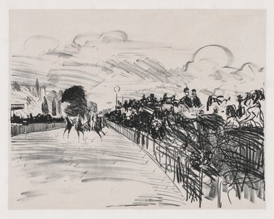 The Races, 1865. av Édouard Manet