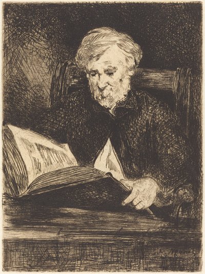 Läsaren Le liseur, 1861. av Édouard Manet