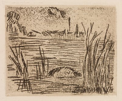 The River in the Plain, plansch 4 från Le Fleuve av Édouard Manet