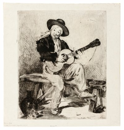 Den spanska sångaren av Édouard Manet