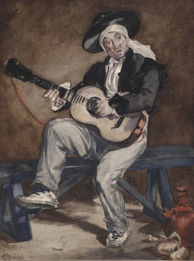 Den spanska sångaren av Édouard Manet