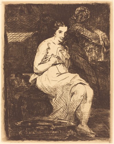 The Toilette La toilette, 1862. av Édouard Manet