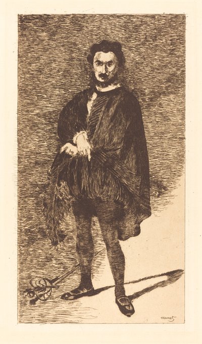 The Tragic Actor The Tragic Actor, 1866. av Édouard Manet