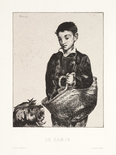 Gatpojken av Édouard Manet
