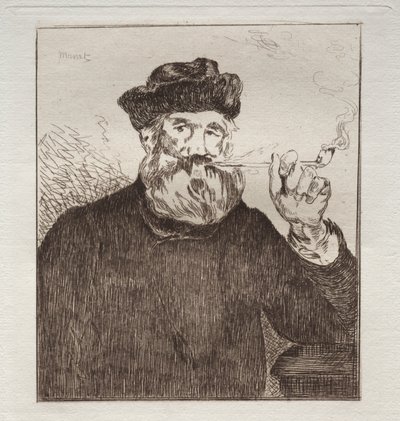 Rökaren (etsning) av Édouard Manet