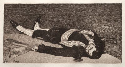 dödlig tjurfäktare av Édouard Manet