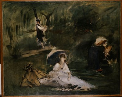 Under träden av Édouard Manet