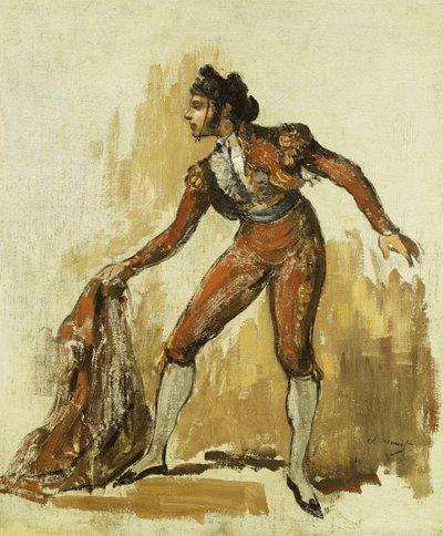 Ung man i tjurfäktningsdräkt, 1862 av Édouard Manet