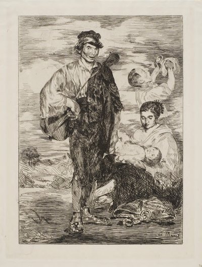 Zigenarkvinnor av Édouard Manet
