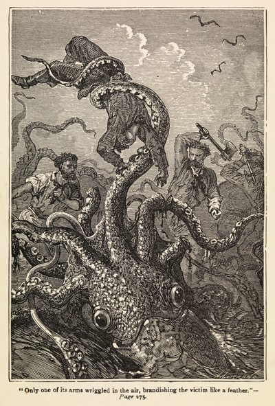 Tjugotusen Leagues Under the Sea av Edouard & Neuville Alphonse Marie Adolphe de (1835 85) Riou