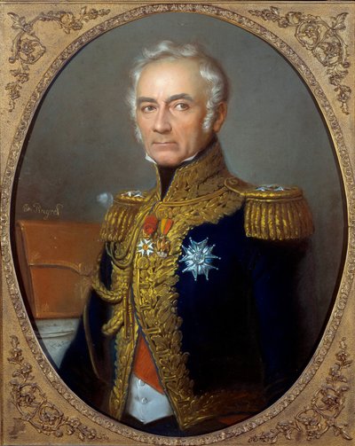 Porträtt av Charles Tristan, greve av Montholon (1783-1853) Målning av Edouard Pingret (1788-1875) cirka 1840, 82 x 67 cm. Paris, Musee de l