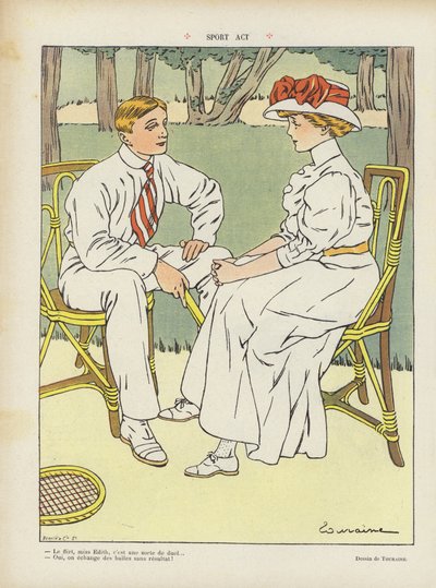 Illustration för Le Rire av Edouard Touraine