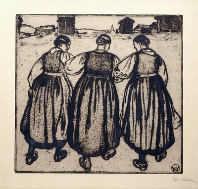Tre jungfrur av Edouard Vallet