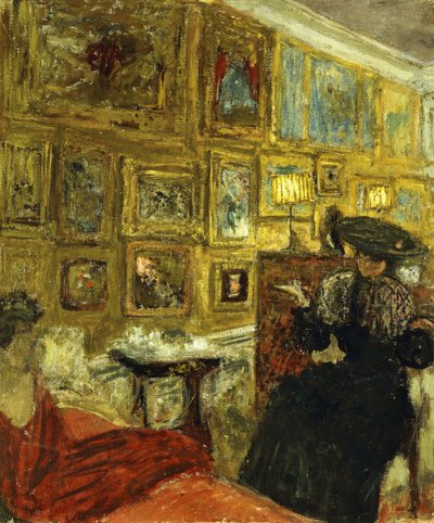 Ett besök i Hesslarna; Besöket i Heslarna, c.1908 av Edouard Vuillard
