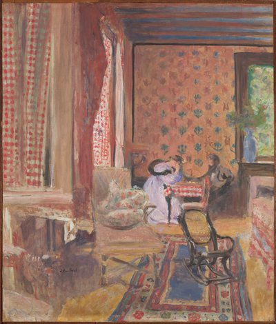 På brädspelet av Edouard Vuillard