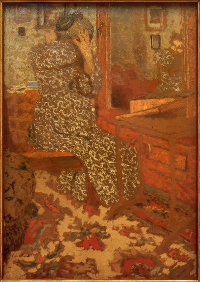 När du gör ditt hår av Edouard Vuillard