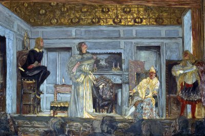 Decor of the imaginary sick av Moliere av Edouard Vuillard