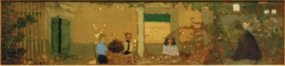 Familj i trädgården av Edouard Vuillard