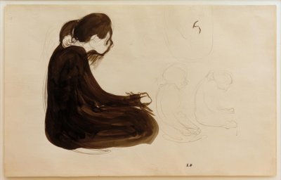 Kvinna sitter av Edouard Vuillard