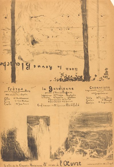Bröder; Väktaren; Borgenärer av Edouard Vuillard