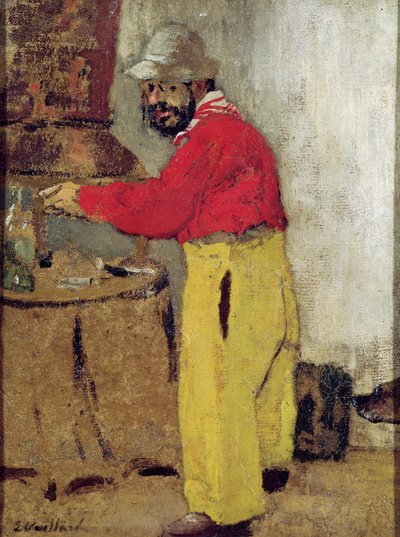 Henri de Toulouse-Lautrec i Villeneuve sur Yonne, 1898 av Edouard Vuillard