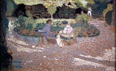 I trädgården, 1895-1898. av Edouard Vuillard