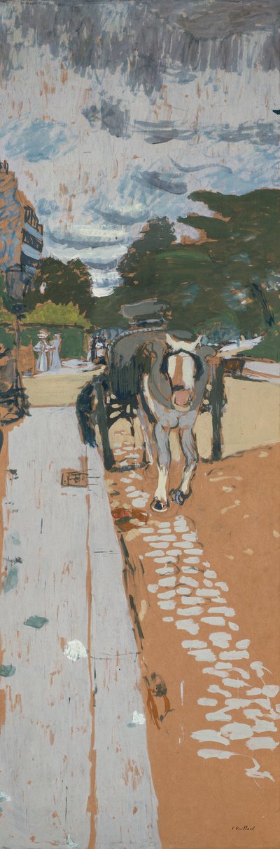 Bevattningsbilen av Edouard Vuillard