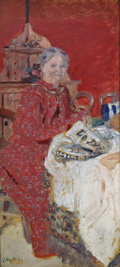 Lunchen, 1890-talet av Edouard Vuillard