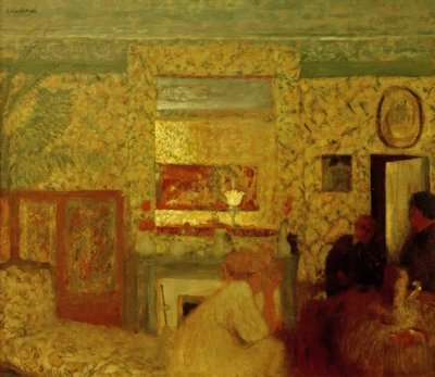 Salon Natansons, rue Saint-Florentin av Edouard Vuillard