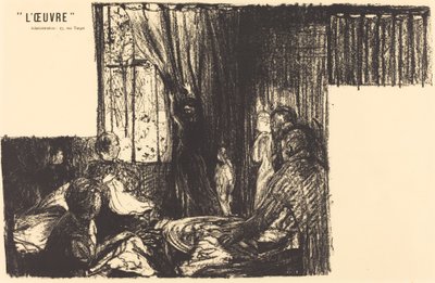 Anhängare av samhället av Edouard Vuillard