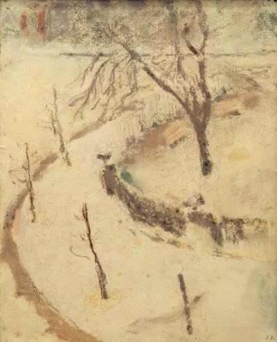 Vinter på Square Berlioz av Edouard Vuillard