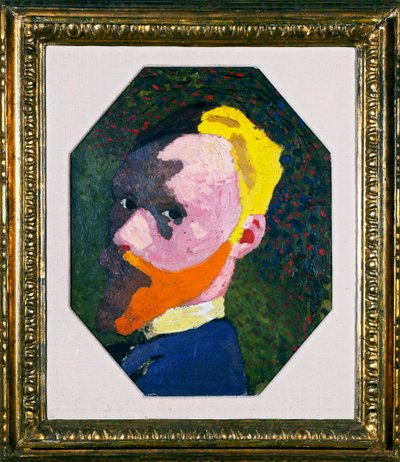 Åttakantigt självporträtt, 1890 av Edouard Vuillard