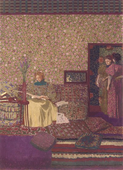 Integriteten. Dekoration för Dr. Vaquez bibliotek av Edouard Vuillard