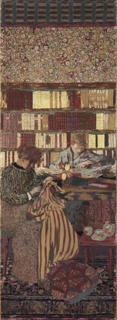 Integriteten. Dekoration för Dr. Vaquez bibliotek av Edouard Vuillard