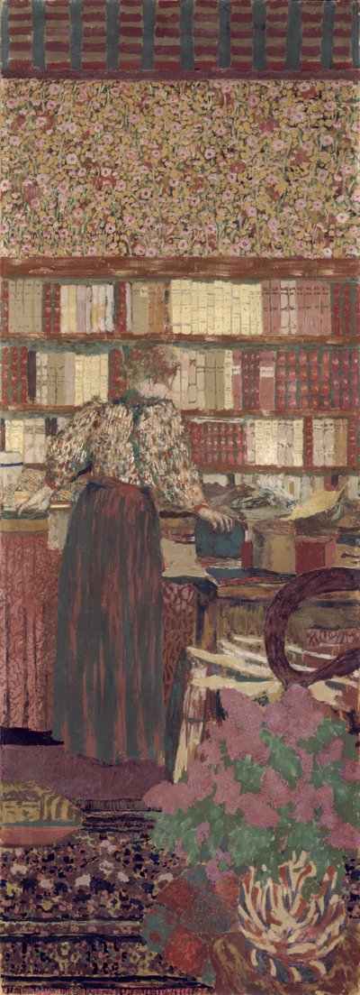 Integriteten. Dekoration för Dr. Vaquez bibliotek av Edouard Vuillard